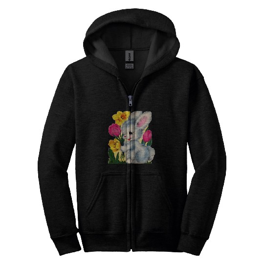 Easter Bunny Zip Hoodies