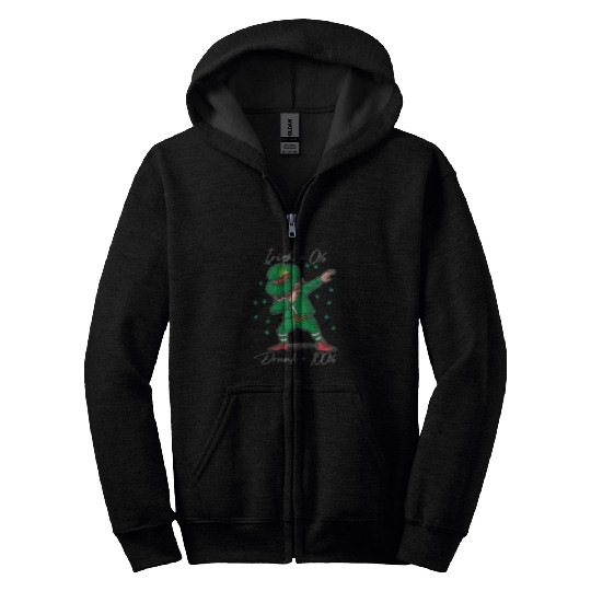 Irish 0% Drunk 100% Zip Hoodies