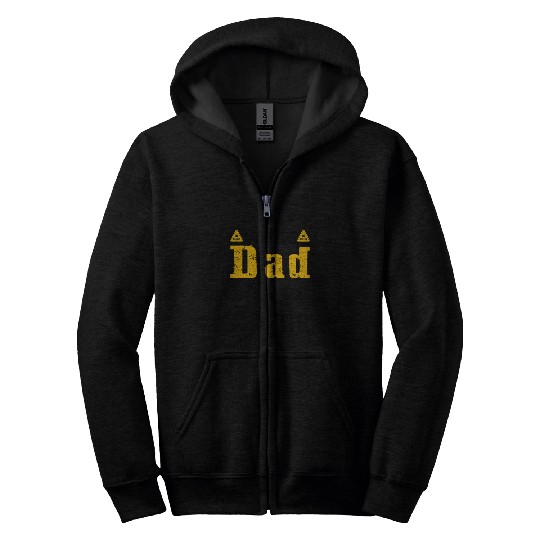 Caution Dad Jokes Ahead, funny dad Zip Hoodies