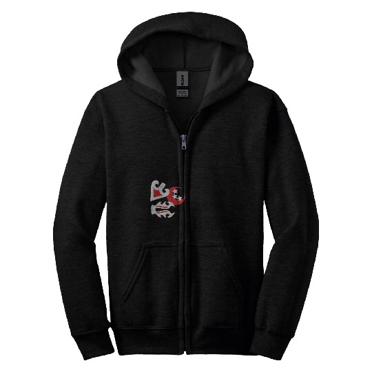 PLAY GUITAR Zip Hoodies