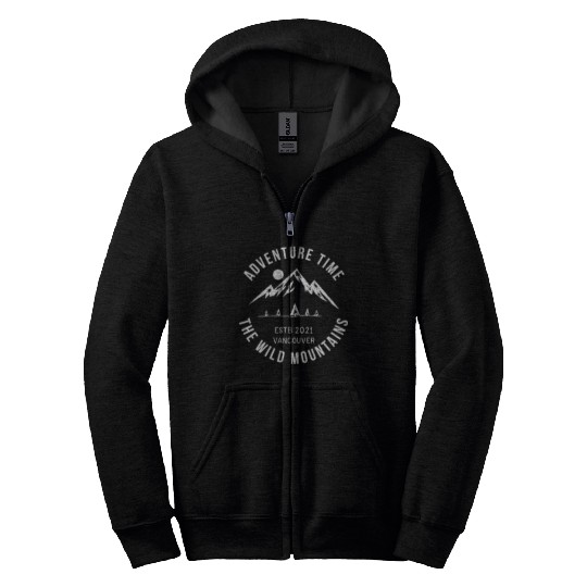 ADVENTURE TIME THE WILD MOUNTAINS Zip Hoodies