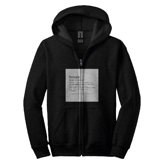 Beagle Definition PTBB Zip Hoodies