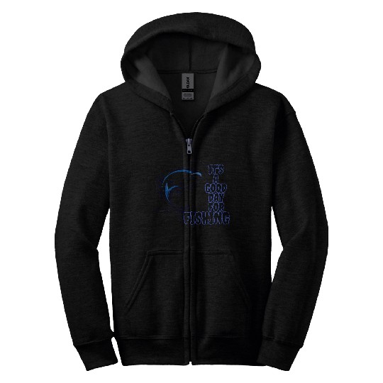 Fishing time Zip Hoodies