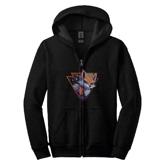 CYBER FOX Zip Hoodies