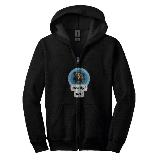 Bitcoin Ready Go Zip Hoodies