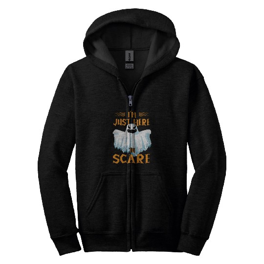 Halloween Paranormal Ghost Hunters Horror Fans Zip Hoodies