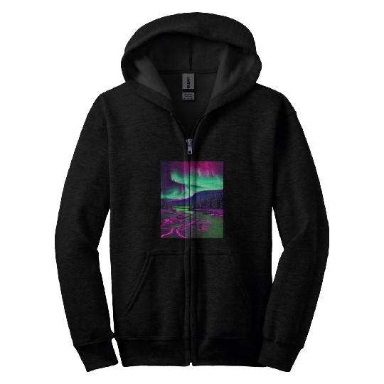 Northern Lights Zip Hoodies