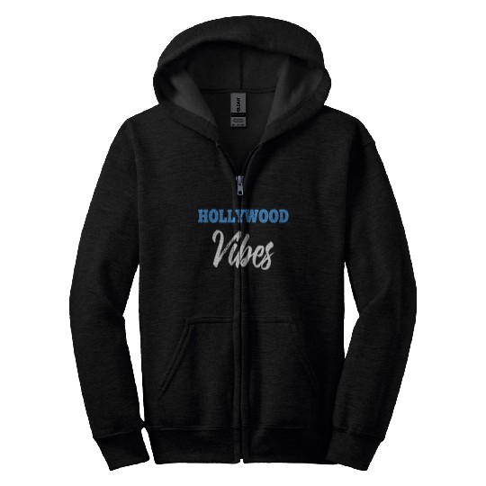 HOLLYWOOD Vibes Zip Hoodies