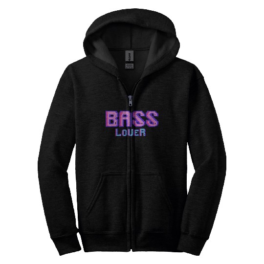 Bass lover Zip Hoodies