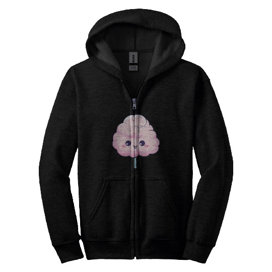 Cute Kawaii Cotton Candy Zip Hoodies
