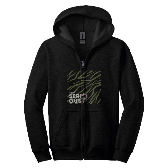 Why So Serious? Zip Hoodies