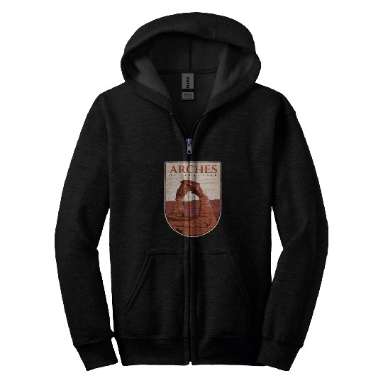 Arches national park Zip Hoodies