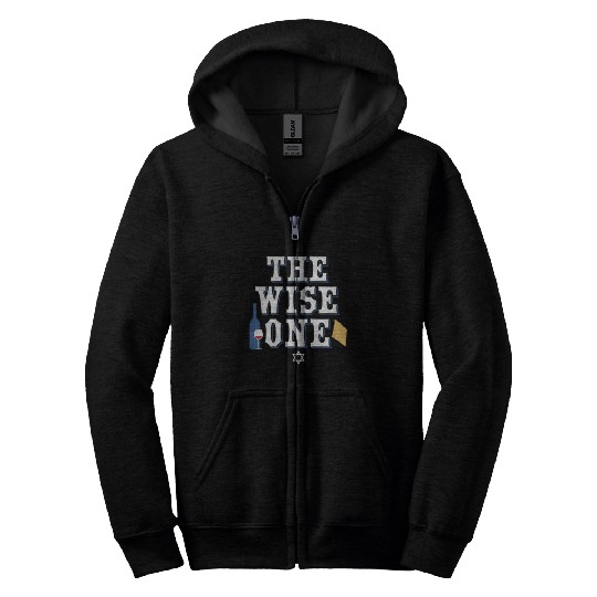 Pesach Passover The Wise One Zip Hoodies
