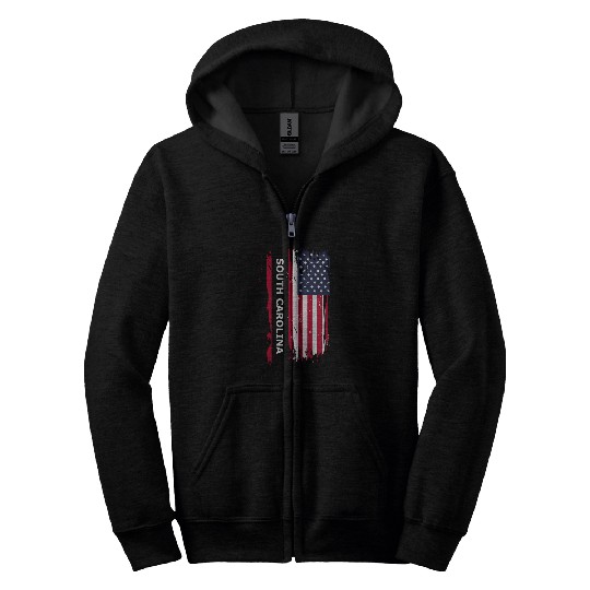 South Carolina Zip Hoodies