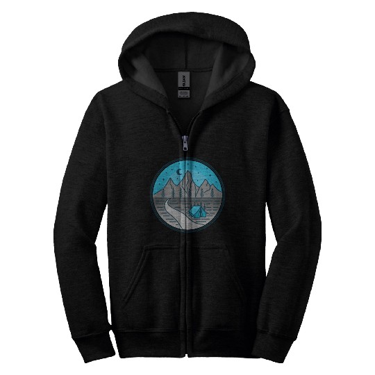 Mountain Nightwing Zip Hoodies