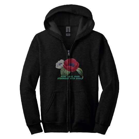 Embracing Romance with the Rose Zip Hoodies