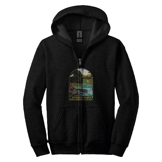 everglades national park Zip Hoodies