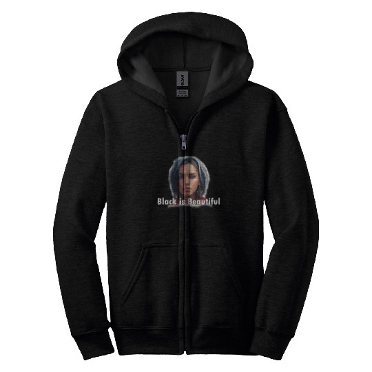 Black is Beautiful Zip Hoodies