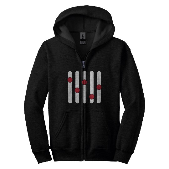 Music bass Zip Hoodies