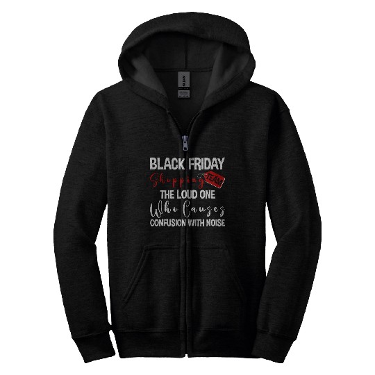 Black Friday Shopping Team 2 Zip Hoodies