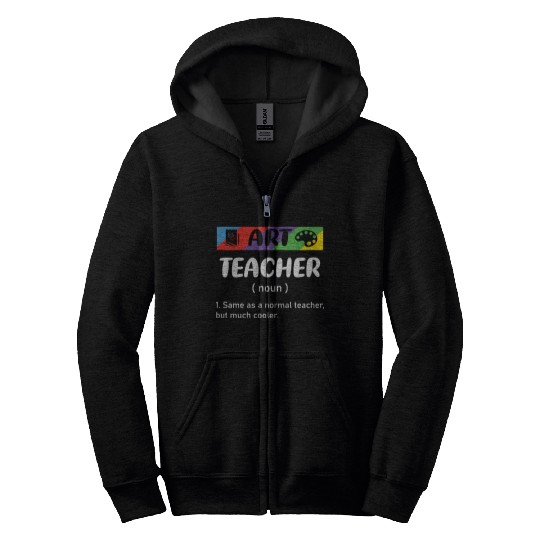 Art Teacher Zip Hoodies