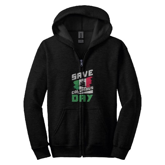 Christopher Columbus Italian American Columbus Day Zip Hoodies