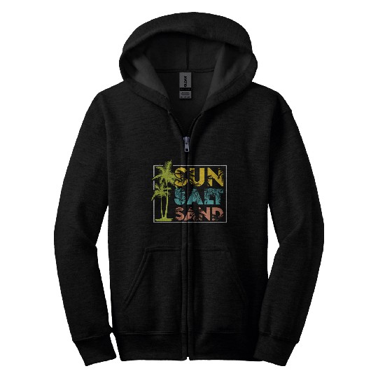Island Adventure Zip Hoodies