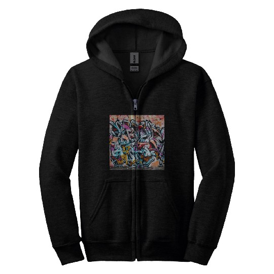 Graffiti Art Zip Hoodies
