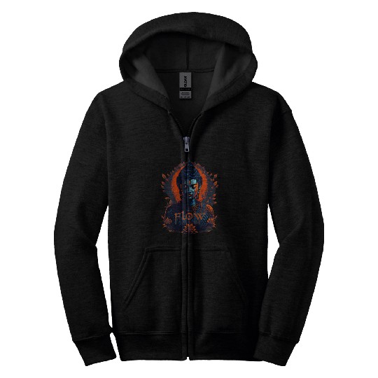 Flow buddha Zip Hoodies