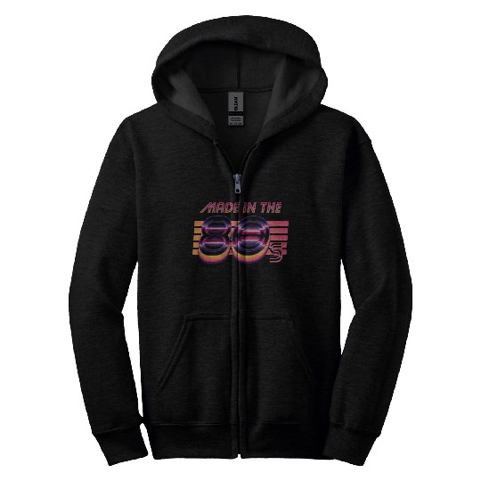 Retrowave Made In The 80s Zip Hoodies