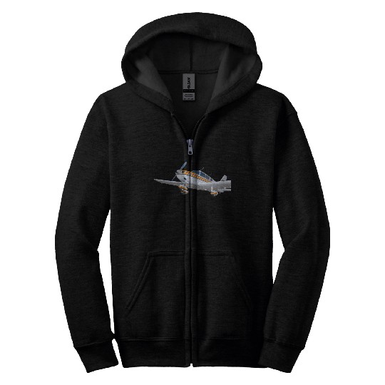 piper pa 28 cherokee Zip Hoodies