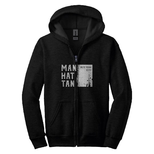 Manhattan Zip Hoodies