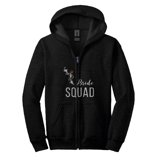 Bride Squad Zip Hoodies