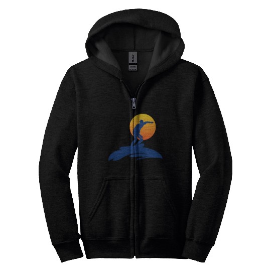 Summer Adventures Surf Club Zip Hoodies