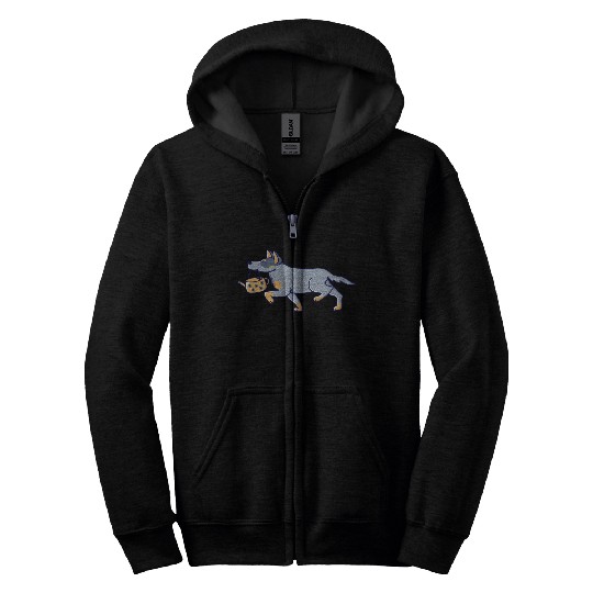 Gardener Blue Heeler Zip Hoodies