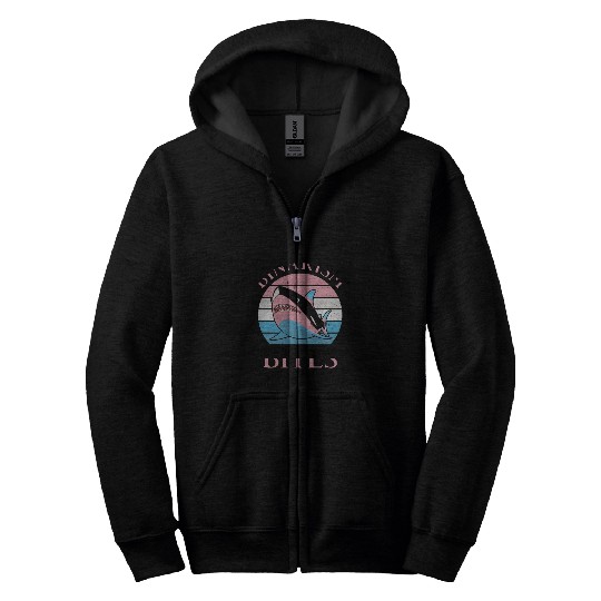 Shark Lover Transgender Pride Flag Trans LGBT Zip Hoodies