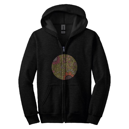 Circle Garden Zip Hoodies