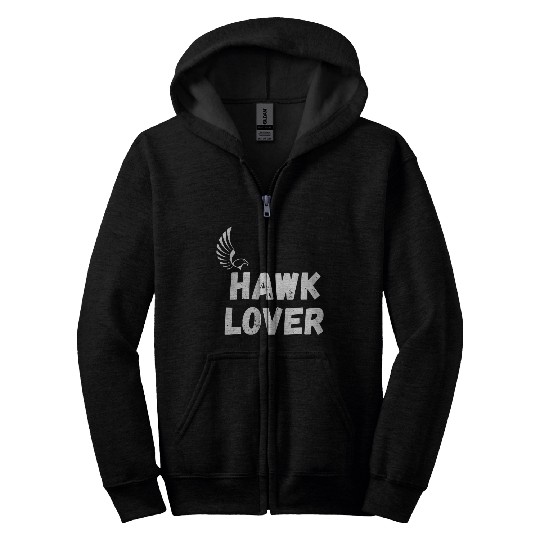 Hawk Lover Zip Hoodies