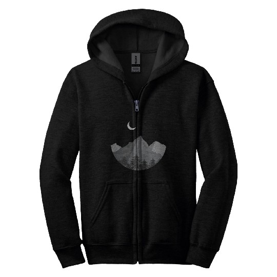 The mountain vally of destiny Zip Hoodies