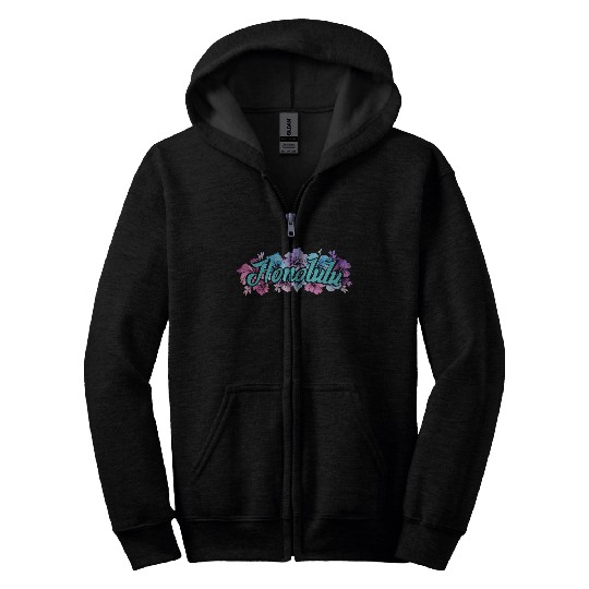 Honolulu Hawaii Hibiscus Zip Hoodies