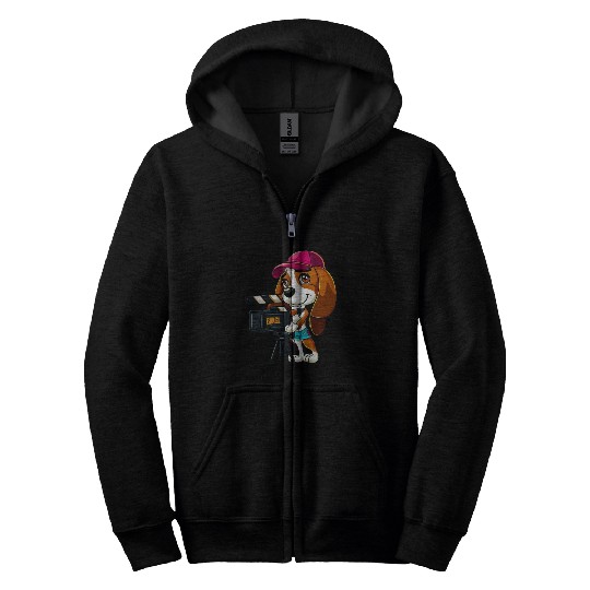 Beagle Puppy - Pepper Zip Hoodies