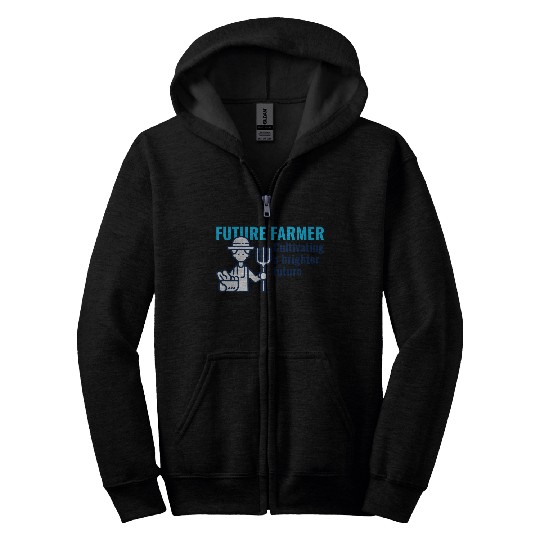 Future Farmer | Apprentice Farmer | New Farmer Zip Hoodies