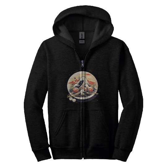 Great Takoyaki Zip Hoodies
