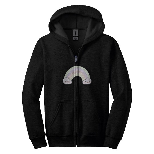 Rainbow Zip Hoodies