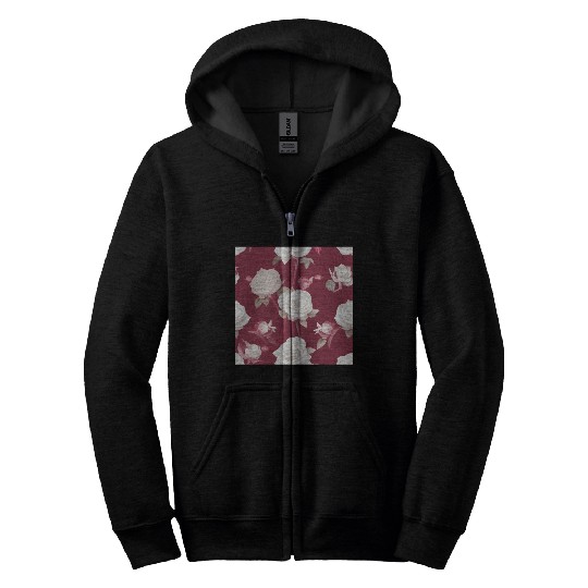 Flower floral design Zip Hoodies