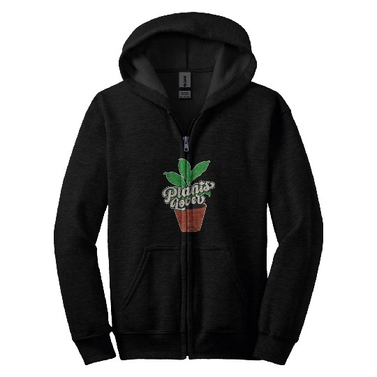 Plants Lover Zip Hoodies