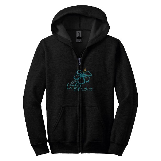 Blue Hibiscus: Lahaina - Always Remember Zip Hoodies