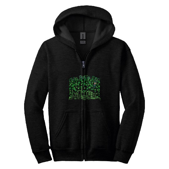 Saint Patrick's Day Stuttgart Germany Zip Hoodies