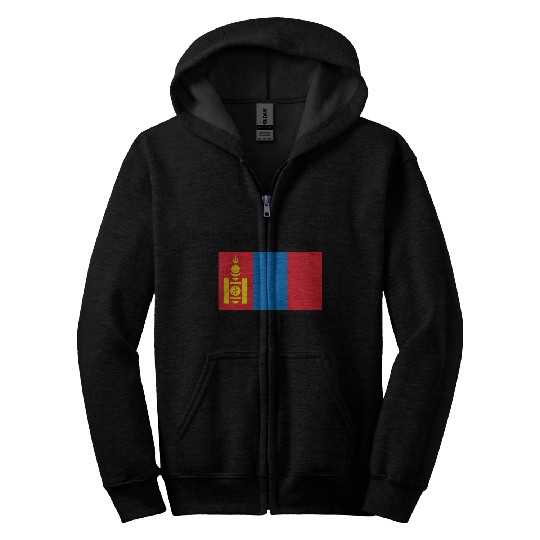 Invading Mongolia Zip Hoodies