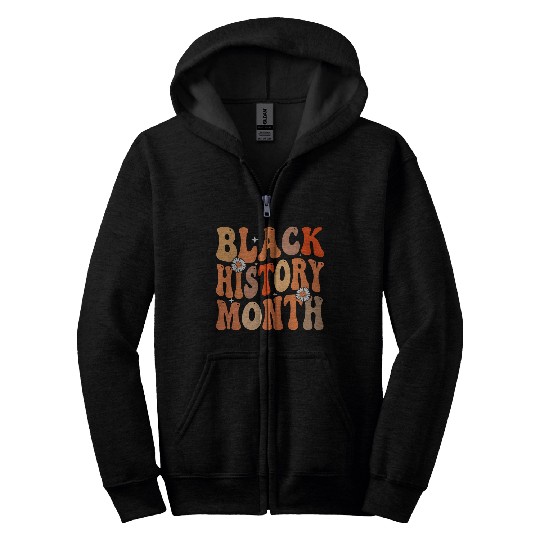 Black history month Zip Hoodies
